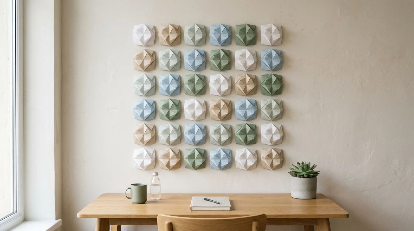 Origami Wall Grid