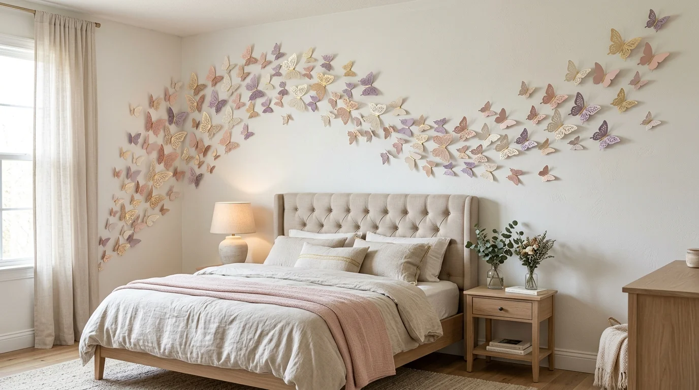 Paper Butterfly Display