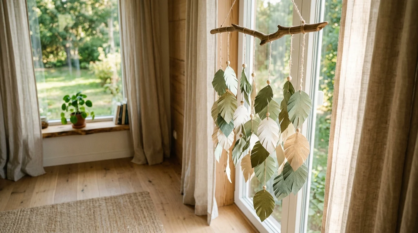 Paper Leaf Mobile