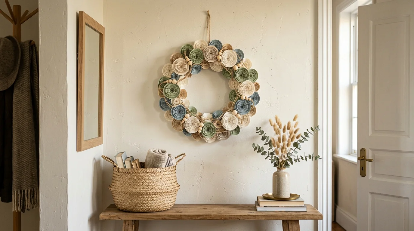 Rolled Paper Wreath