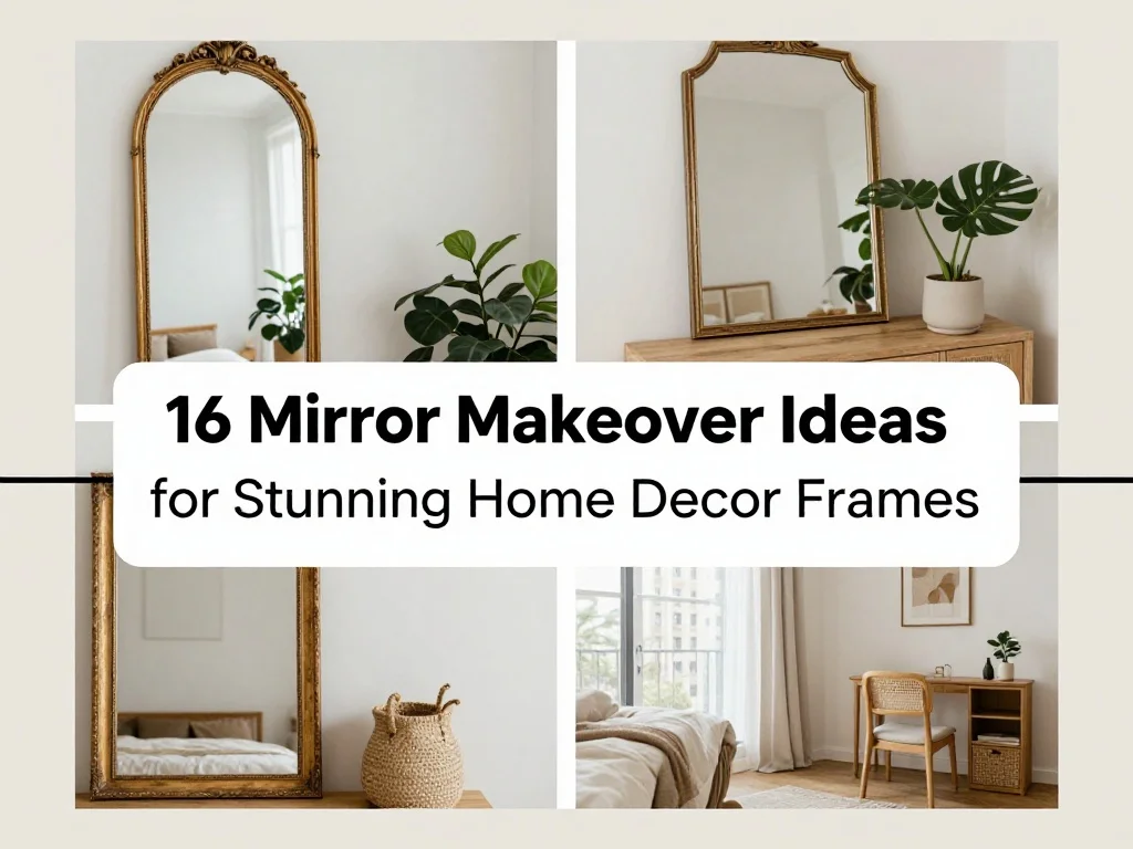 16 Mirror Makeover Ideas for Stunning Home Decor Frames