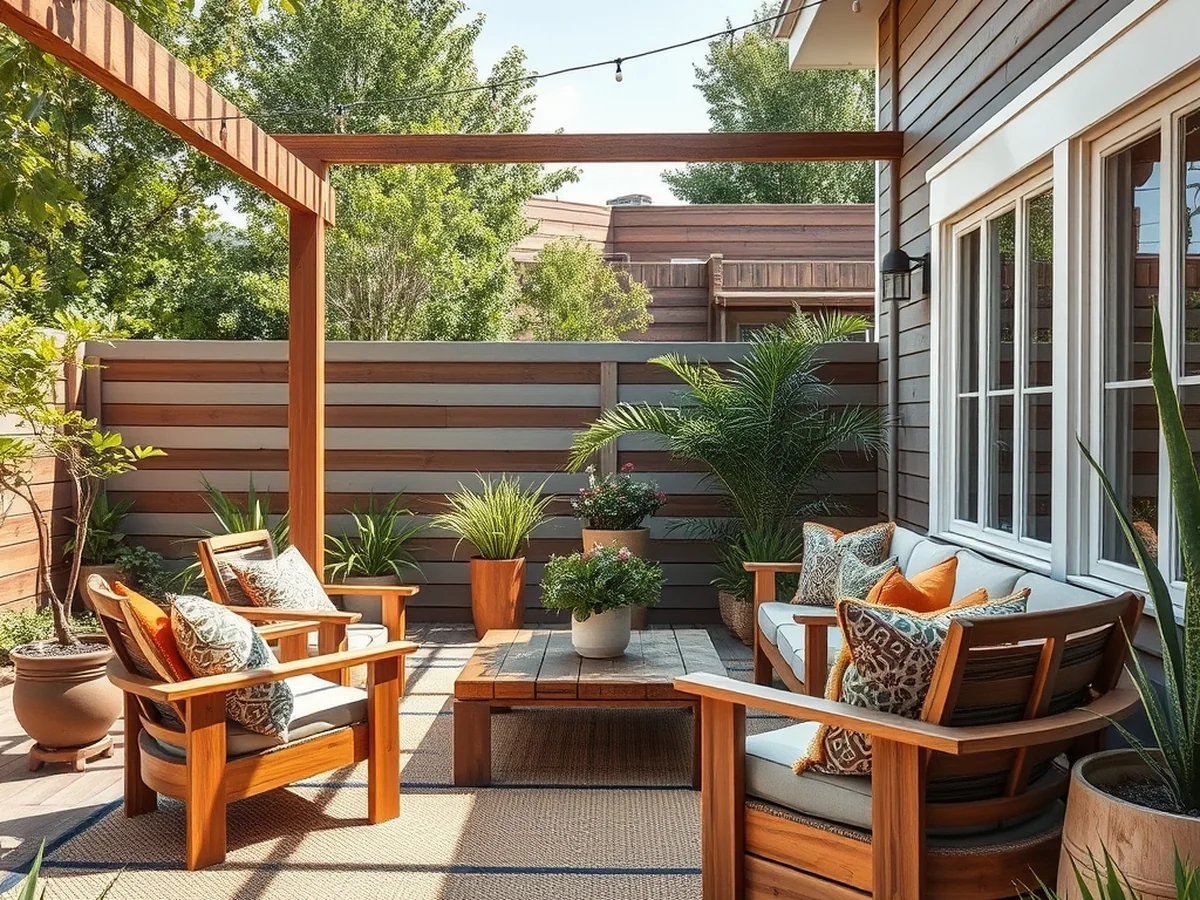 Sustainable Outdoor Decor - outdoor living room ideas