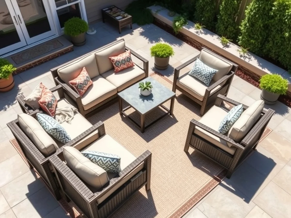 Zoning Outdoor Seating Areas - outdoor living room ideas