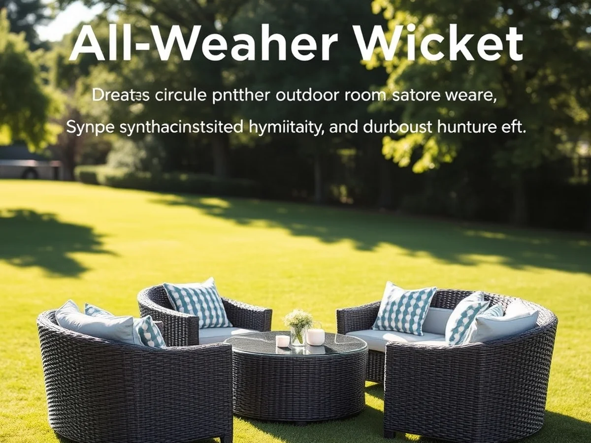 All Weather Wicker - outdoor living room ideas