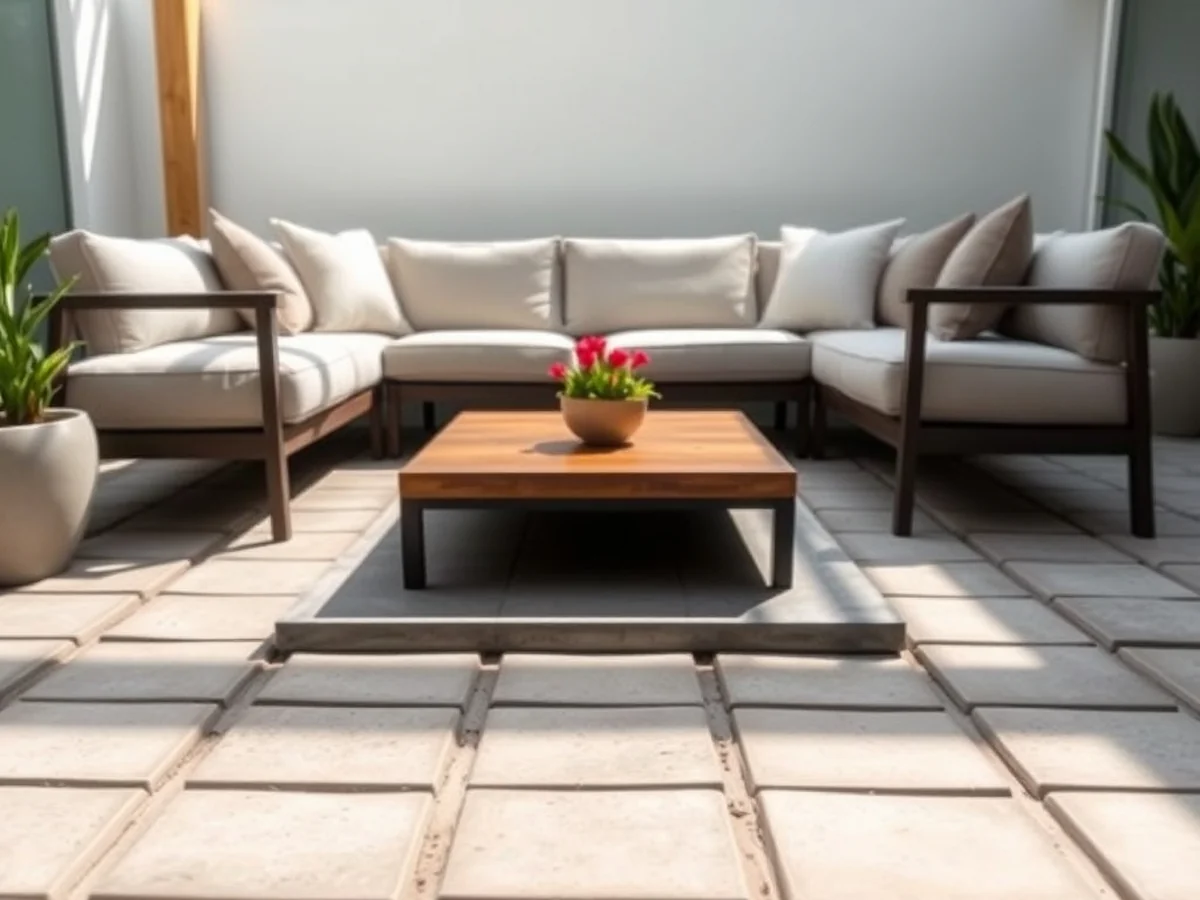 Concrete Paver Foundations - outdoor living room ideas