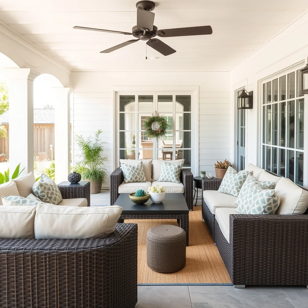 Durable Outdoor Fabric Choices - outdoor living room ideas