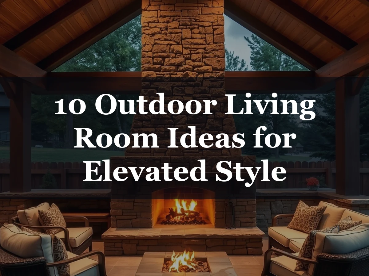 10 Outdoor Living Room Ideas for Elevated Style