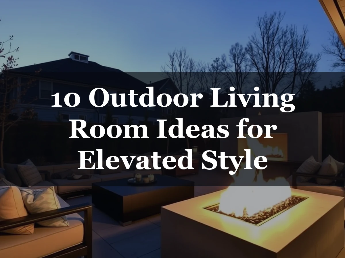 10 Outdoor Living Room Ideas for Elevated Style