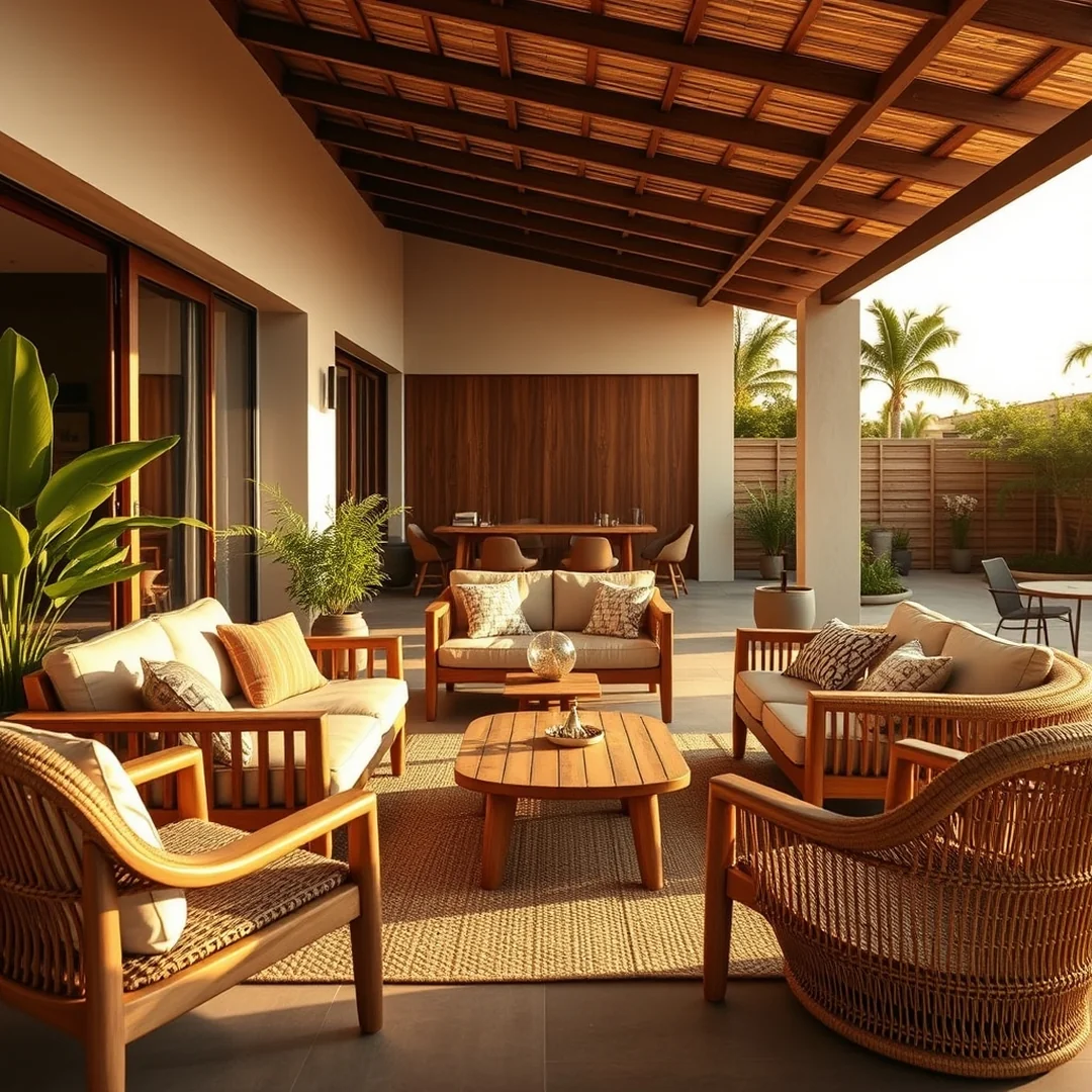 Modern Furniture Trends - outdoor living room ideas